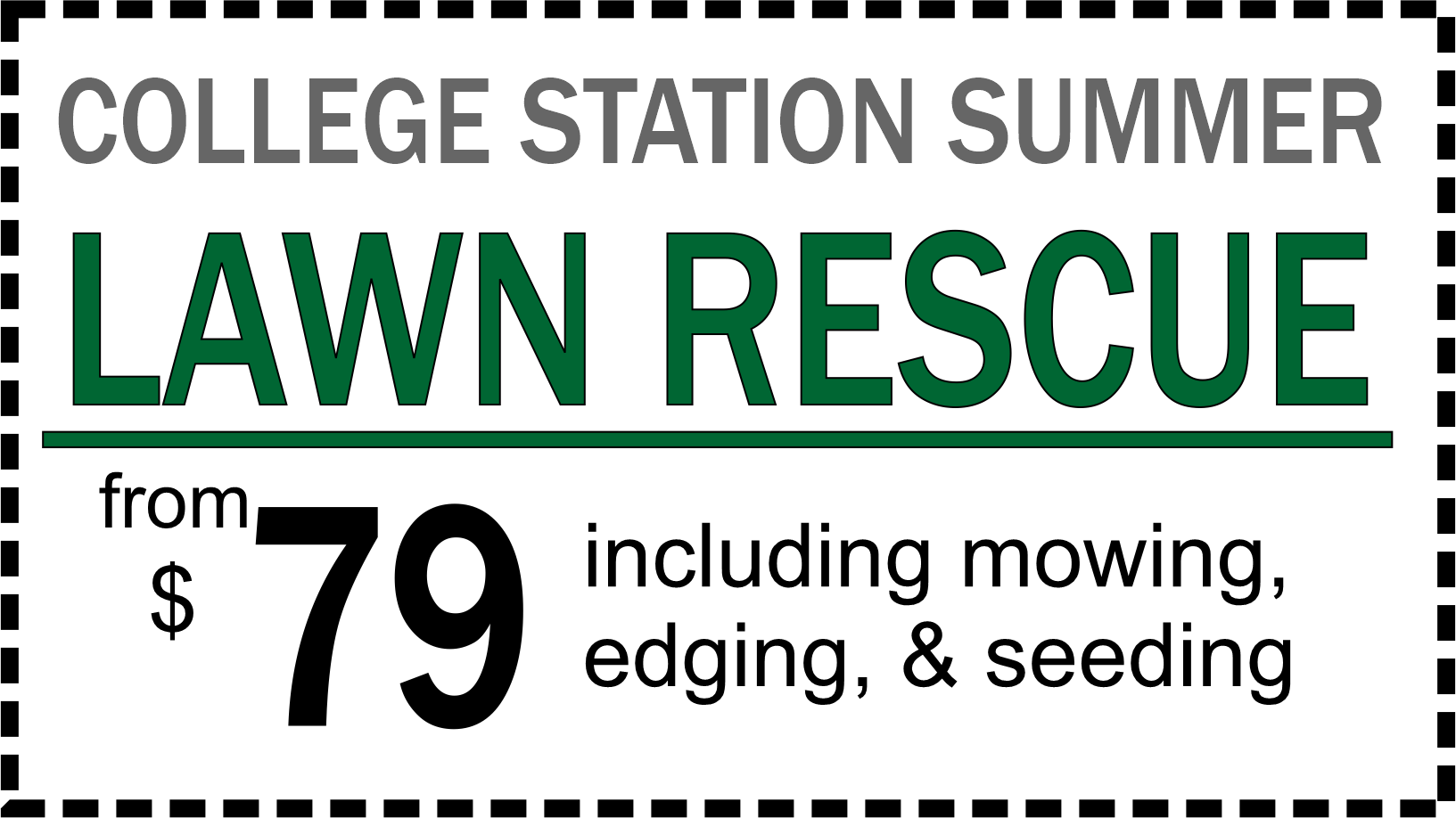 $79 lawn rescue